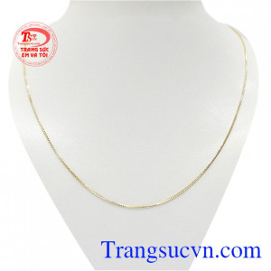 Dây chuyền nữ Italy 10k đẹp được nhập khẩu trực tiếp từ Ý