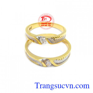 Nhẫn cưới sẽ là minh chứng cho một tình yêu bền chặt, bên nhau mãi mãi của lứa đôi.