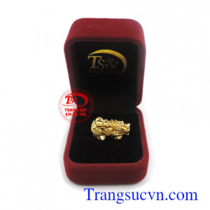 Mặt tỳ hưu 10k chế tác công nghệ cao, là món quà ý nghĩa dành tặng người bạn yêu thương