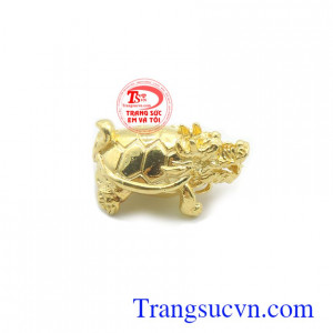 Mặt dây Long Quy 10k chiêu tài