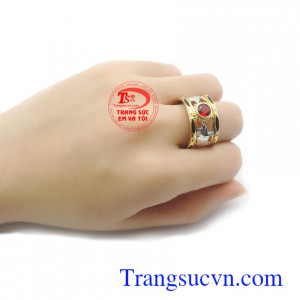 Nhẫn nam tuổi hợi bình an 10k