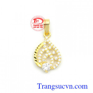 Mặt dây chuyền vàng 10k xinh xắn, thời trang, sang trọng phù hợp nhiều loại dây chuyền khác nhau