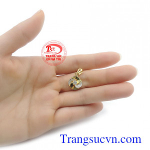 Mặt dây chuyền 10k chế tác công nghệ cao, bảo hành 06 tháng