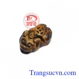 Mắt hổ Tỳ hưu là sản phẩm đá mắt hổ thiên nhiên mang lại nhiều may mắn, sức khỏe cho người đeo