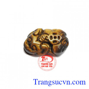Mắt hổ Tỳ hưu có thể bọc bạc làm mặt dây chuyền, giao hàng nhanh trên toàn quốc