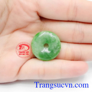 Mặt đồng xu ngọc cẩm thạch đẹp