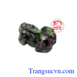 Tỳ hưu Ruby ấn độ Anyolite- Zoisite
