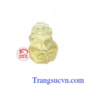 Tỳ hưu thạch anh vàng hợp phong thủy đem đến cho người dùng sự may mắn, bình an và thịnh vượng.