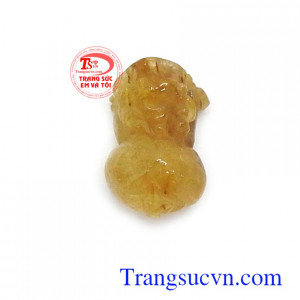 Tỳ hưu thạch anh tóc vàng là đồ trang sức giúp mang lại sự trẻ trung