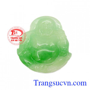 Mặt dây phật di lặc như ý là sản phẩm ngọc cẩm thạch thiên nhiên được nhiều người yêu thích