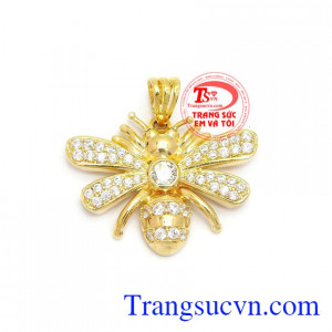 Mặt dây ong vàng đẳng cấp được chế tác từ vàng 10k