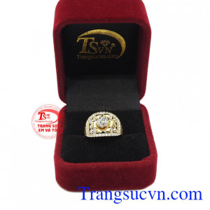 Nhẫn nữ vàng 10k thời trang