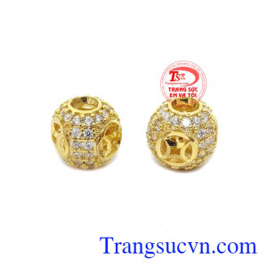 Charm kim tiền vàng 10k món quà ý nghĩa nhân dịp đầu xuân