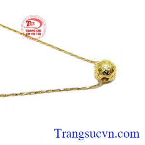 Bộ dây chuyền charm vàng, giao hàng nhanh trên toàn quốc