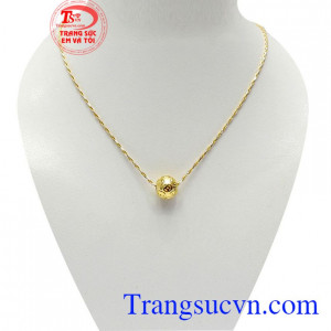 Bộ dây charm kim tiền may mắn là sản phẩm được chế tác đẹp, độc đáo được bạn gái yêu thích