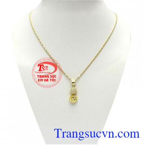 Bộ trang sức độc đáo vàng 10k được chế tác tinh xảo, thiết kế 3D