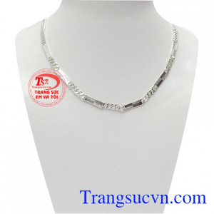 Dây bạc bé trai đẹp được chế tác tinh xảo bằng công nghệ cao từ bạc 92.5 đảm bảo chất lượng