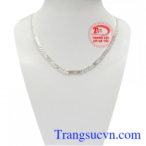 Dây bạc trẻ em xinh xắn được chế tác bằng công nghệ cao từ bạc 92.5 chuẩn chất lượng