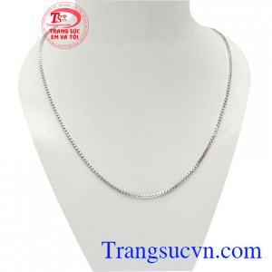 Dây chuyền nữ sang trọng 18k là sản phẩm dây chuyền đẹp được nhập khẩu từ Ý