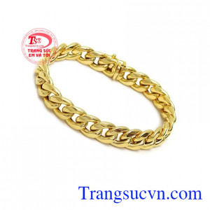 Lắc nam vàng mạnh mẽ 14k, bảo hành 12 tháng, giao hàng nhanh trên toàn quốc