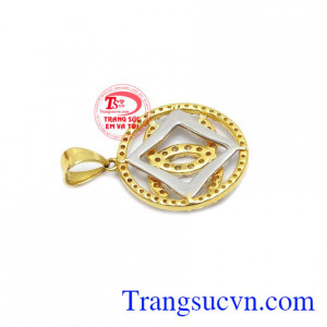 Mặt dây vàng tây đẹp quý phái