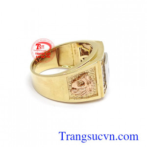 Nhẫn nam vàng 18k đẳng cấp là món quà tặng ý nghĩa dành tặng người yêu thương những dịp ý nghĩa