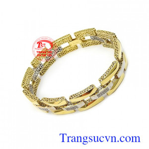 Lắc tay vàng nam 18k sang trọng