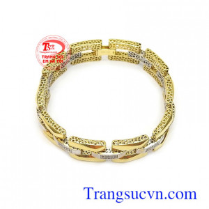 Lắc tay vàng tây 18k thời trang