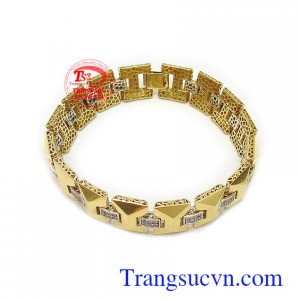 Lắc tay vàng tây 18k sang trọng, thời thượng