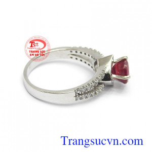 Nhẫn nữ Ruby được phái đẹp lựa chọn như lá bùa hộ mệnh cho bản thân