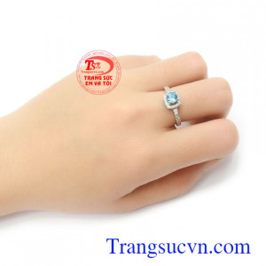 Nhẫn nữ Zircon thịnh vượng 10k