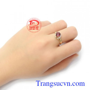 Nhẫn nữ Granat an nhiên 10k sang trọng, tinh tế và thời trang