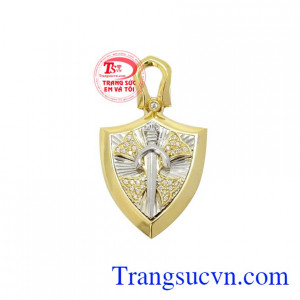 Mặt dây vàng nam phong cách là sản phẩm được chế tác 3D sang trọng, phong cách