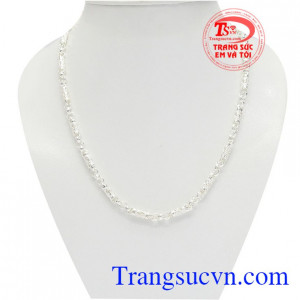 Dây bạc trẻ em bình an được chế tác từ bạc 925