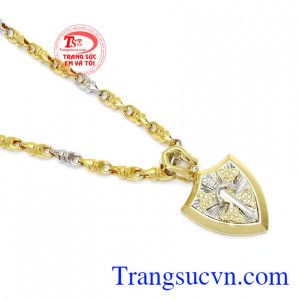 Bộ dây chuyền vàng nam phong cách, giao hàng nhanh trên toàn quốc