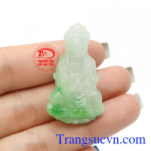 Mặt quan âm cẩm thạch bình an