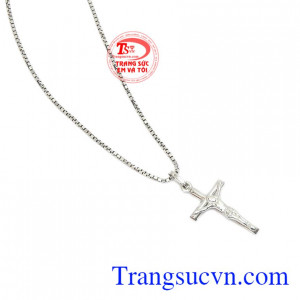 Bộ dây thánh giá vàng trắng