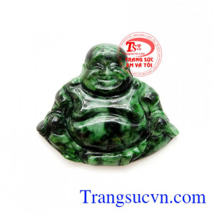 Mặt phật đi lặc hoan hỉ được chế tác từ ngọc cẩm thạch thiên nhiên