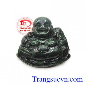 Mặt phật di lặc trường thọ được chế tác từ ngọc cẩm thạch thiên nhiên