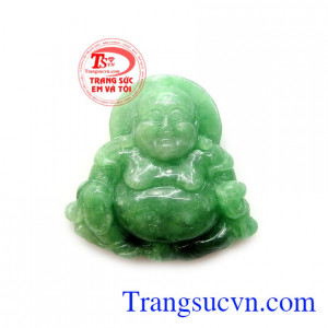 Mặt phật di lặc linh nhiệm được chế tác từ ngọc cẩm thạch