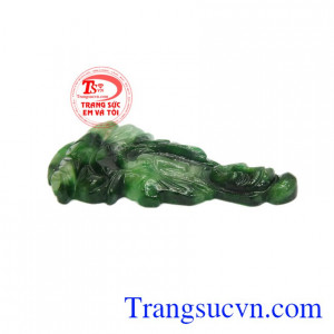 Mặt cẩm thạch Quan Âm bình an chất lượng, có giấy kiểm định do trung tâm kiểm định đá quý có uy tín cấp.