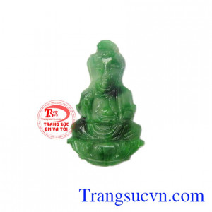 Mặt cẩm thạch Quan Âm may mắn