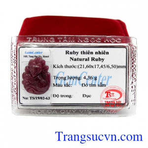 Theo quan niệm thời xưa thì Ruby là loại đá có công dụng giữ gìn sức khỏe và xua đuổi bệnh tật cho con người