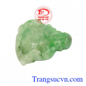Phật di lặc ngọc cẩm thạch tài lộc