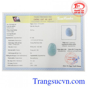 Mặt Phật bản mệnh tuổi Tuất-Hợi chất lượng.