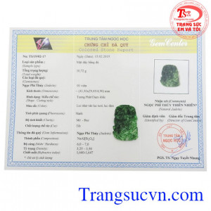 Mặt Phật Bà cẩm thạch may mắn chất lượng.