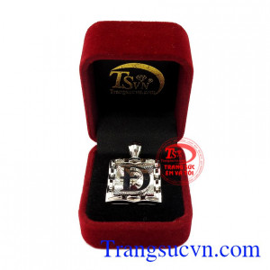 Mặt dây nam chữ Đ vàng 10k