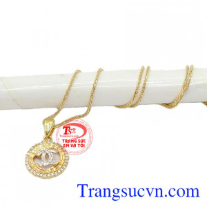 Bộ dây chuyền vàng nữ sang trọng