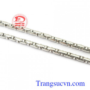 Dây chuyền vàng trắng Italy thời thượng là món quà tặng ý nghĩa cho người yêu thương