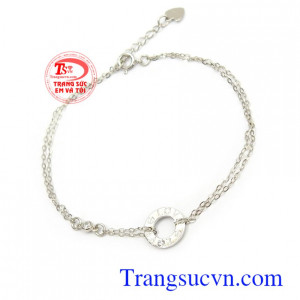 Lắc tay vàng tây nhập khẩu Hàn Quốc thời trang, dịu dàng